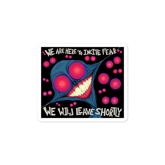 We Want Fear Sticker